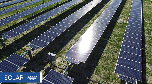 solar panels in northern Virginia