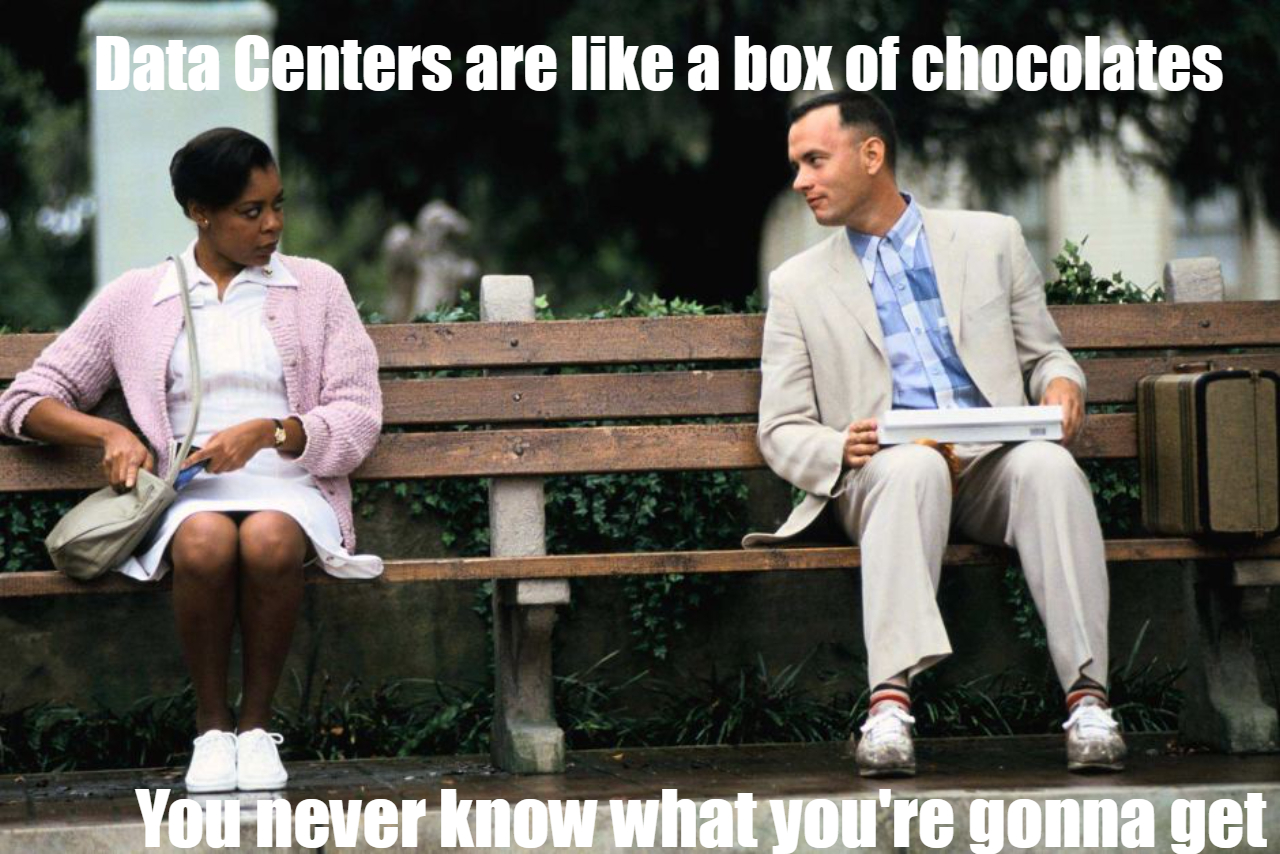 data centers lots of options